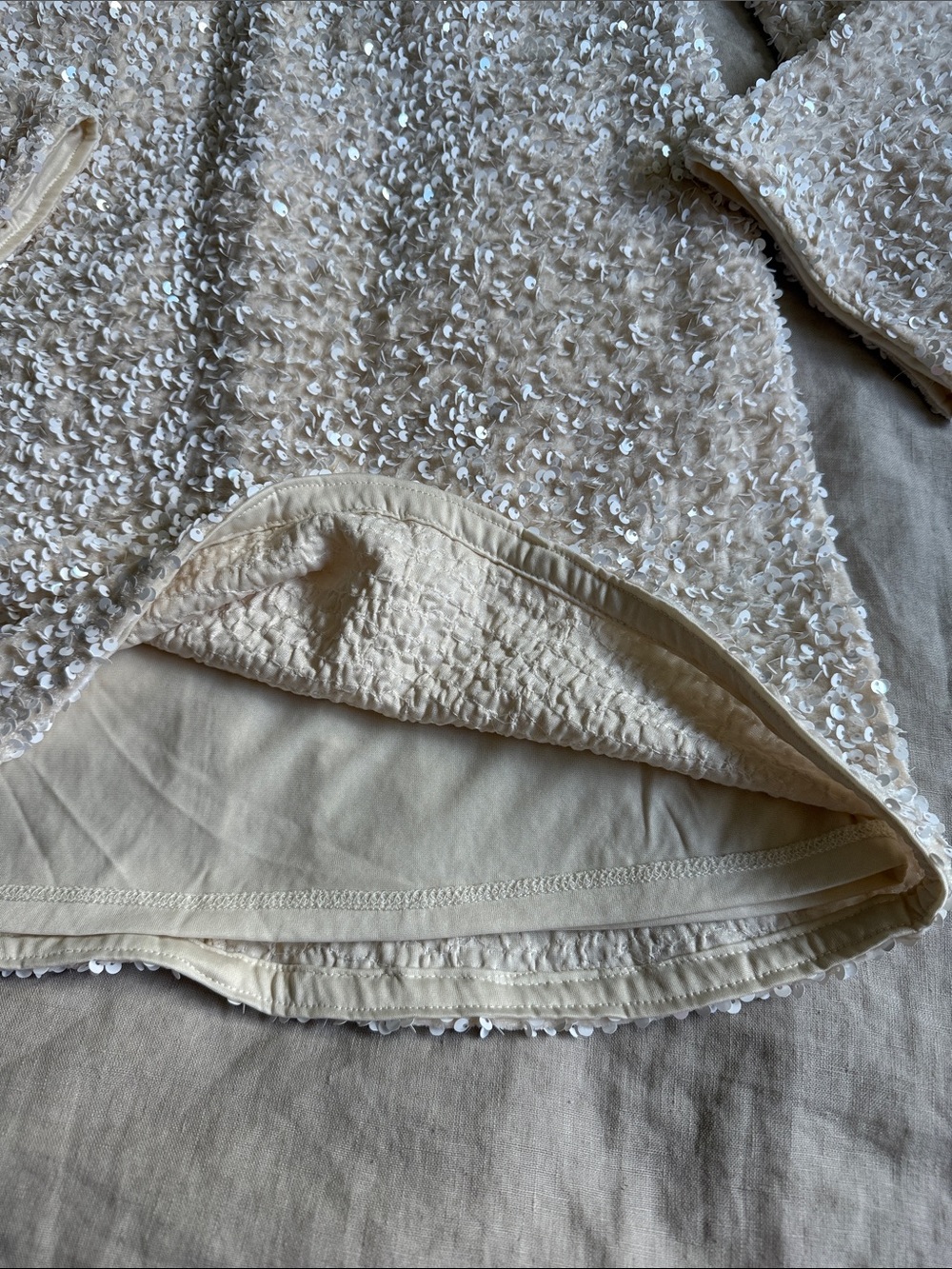 NTW H&M Snow Sequins Dress Sz XS - Picture 9 of 10
